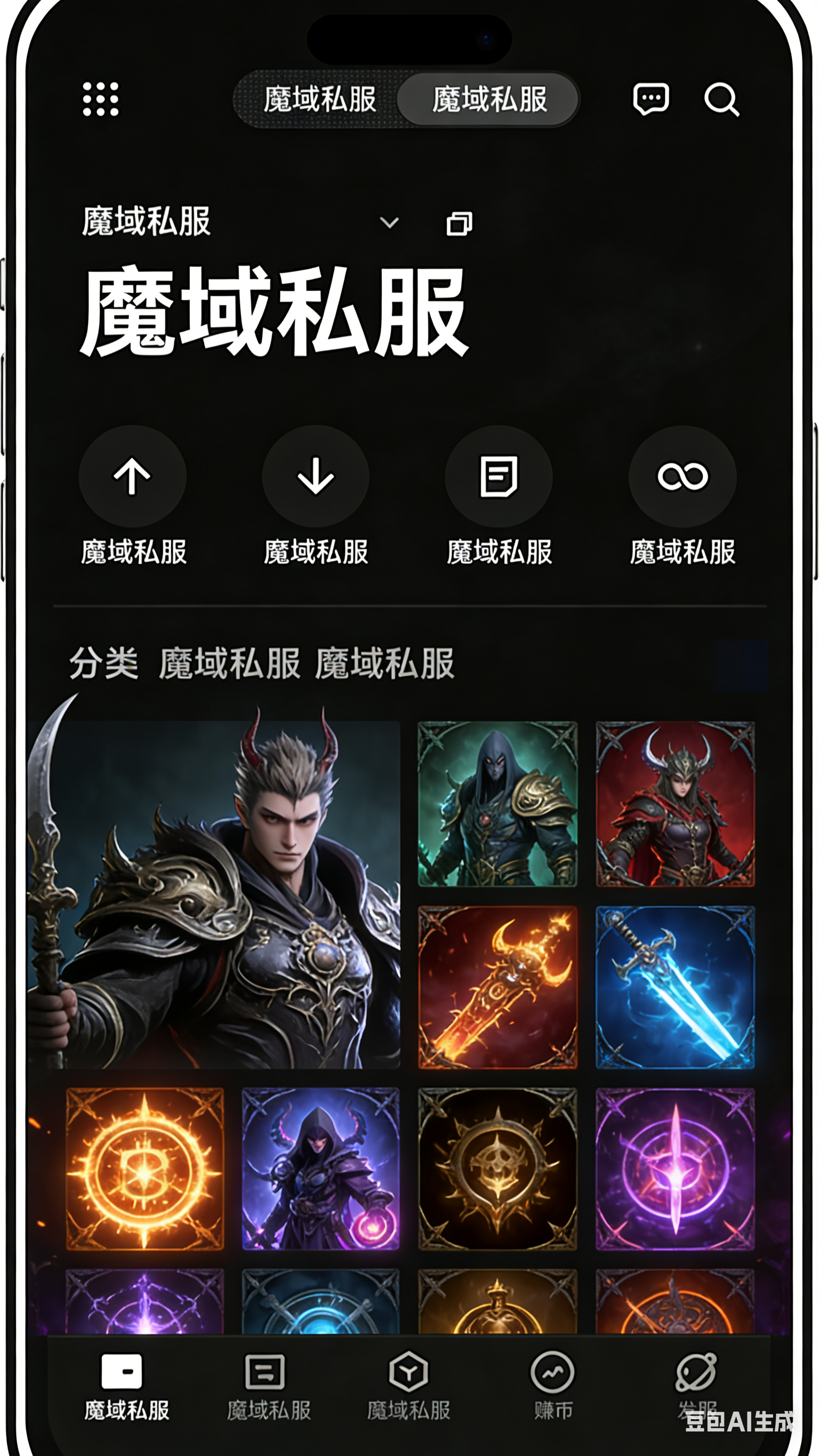 魔域市场交易界面